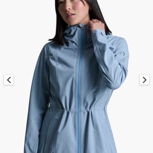 Kuhl Stretch Voyagr Blue Gray Rain Jacket